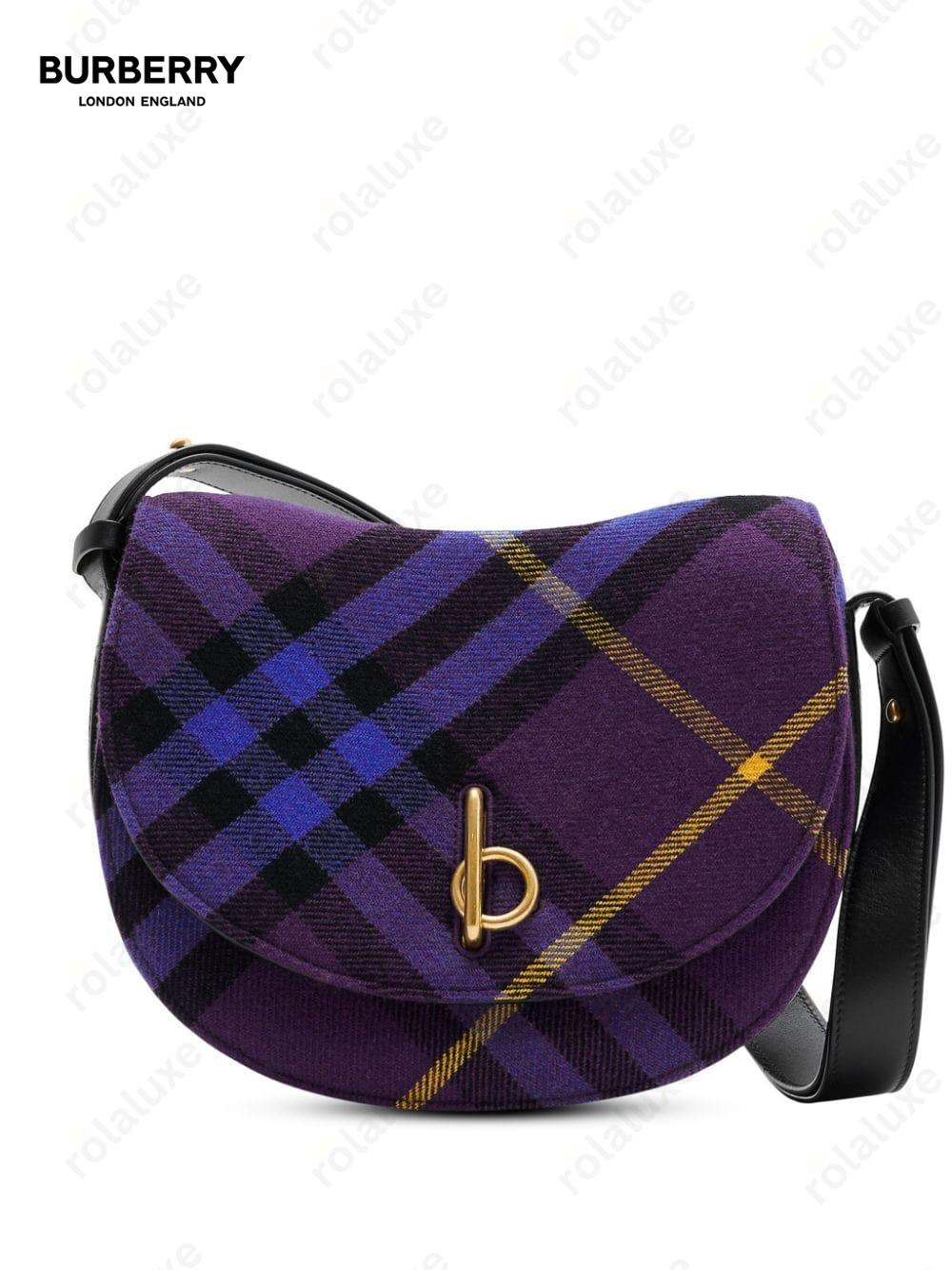 Rocking Horse plaid-check shoulder bag