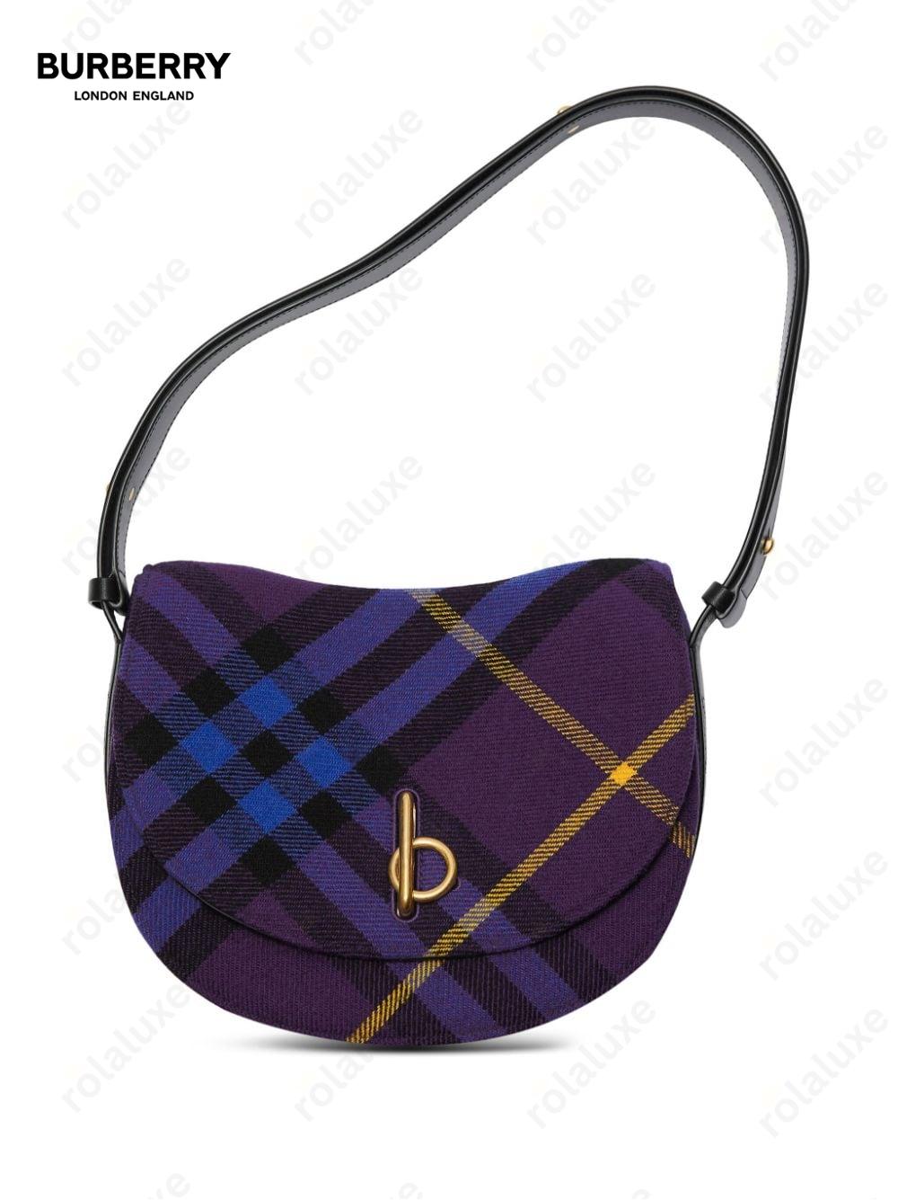 Rocking Horse plaid-check shoulder bag