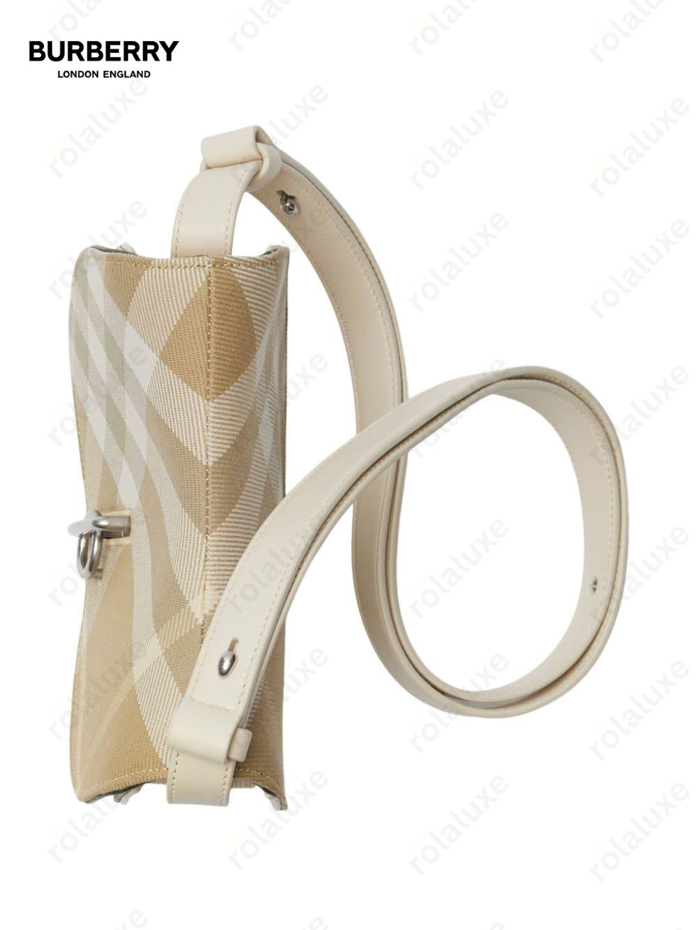 Rocking Horse check-pattern crossbody bag