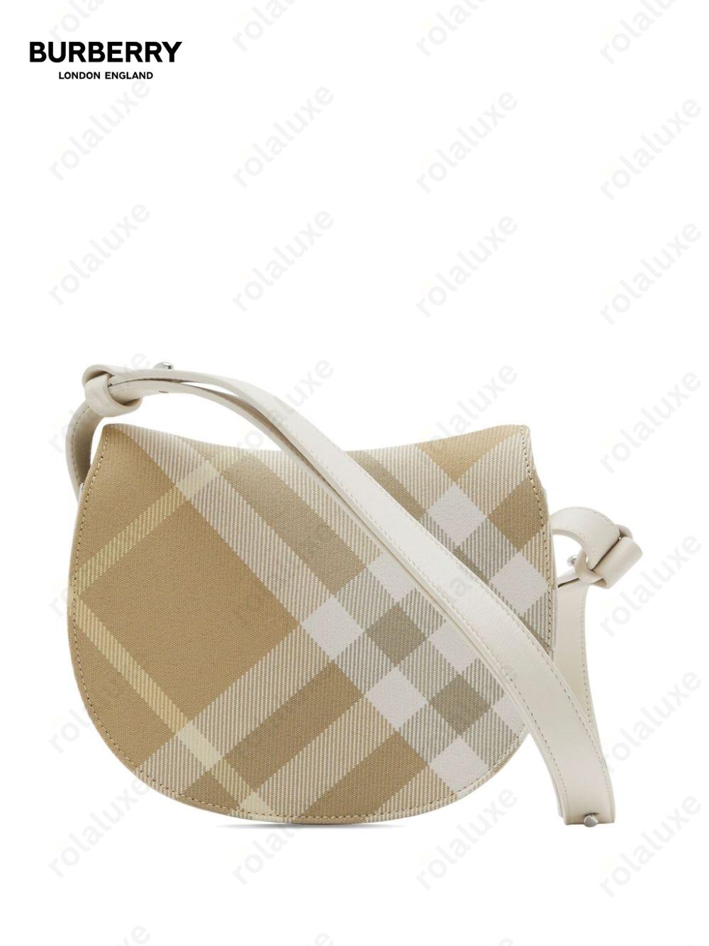 Rocking Horse check-pattern crossbody bag