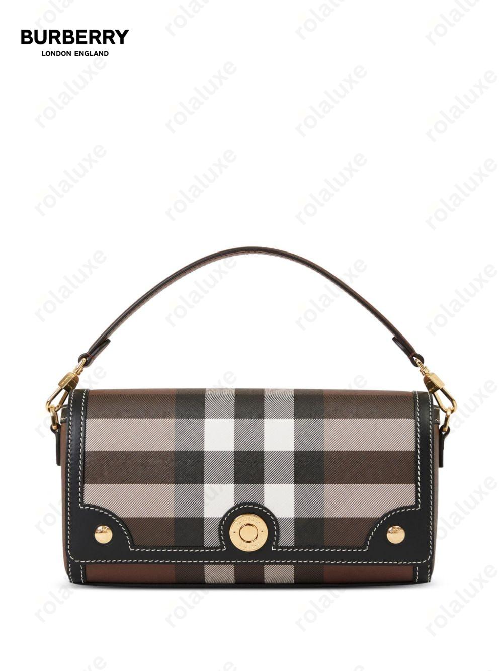 Note leather crossbody bag