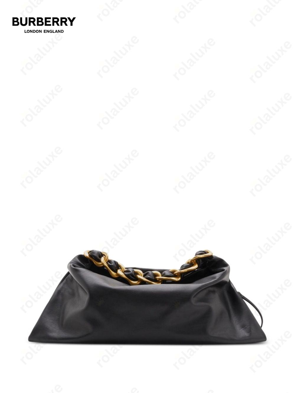 medium Swan leather shoulder bag