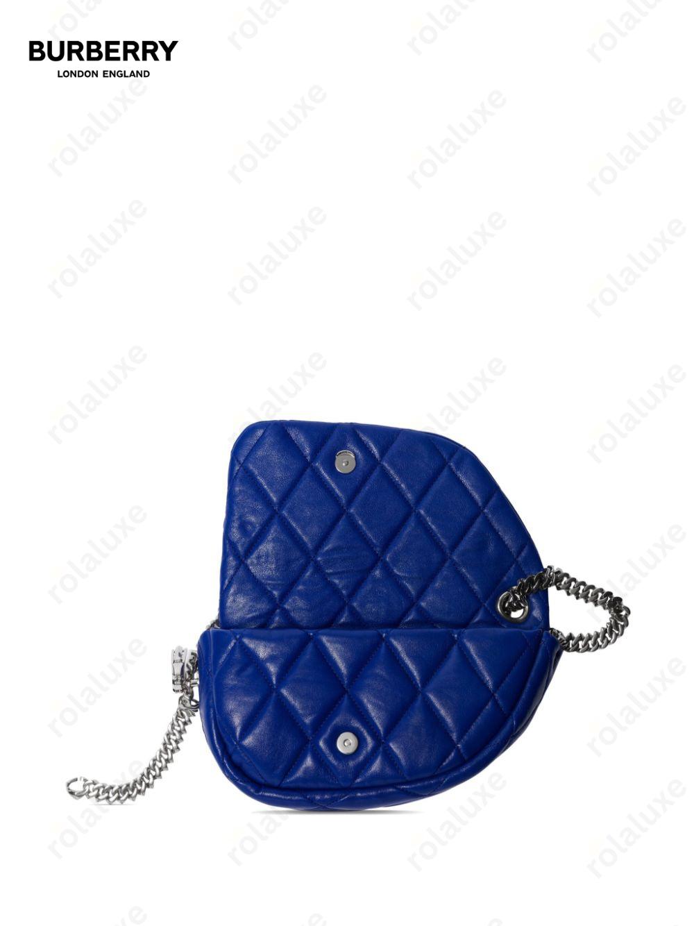 Shield Lock quilted shoulder bag