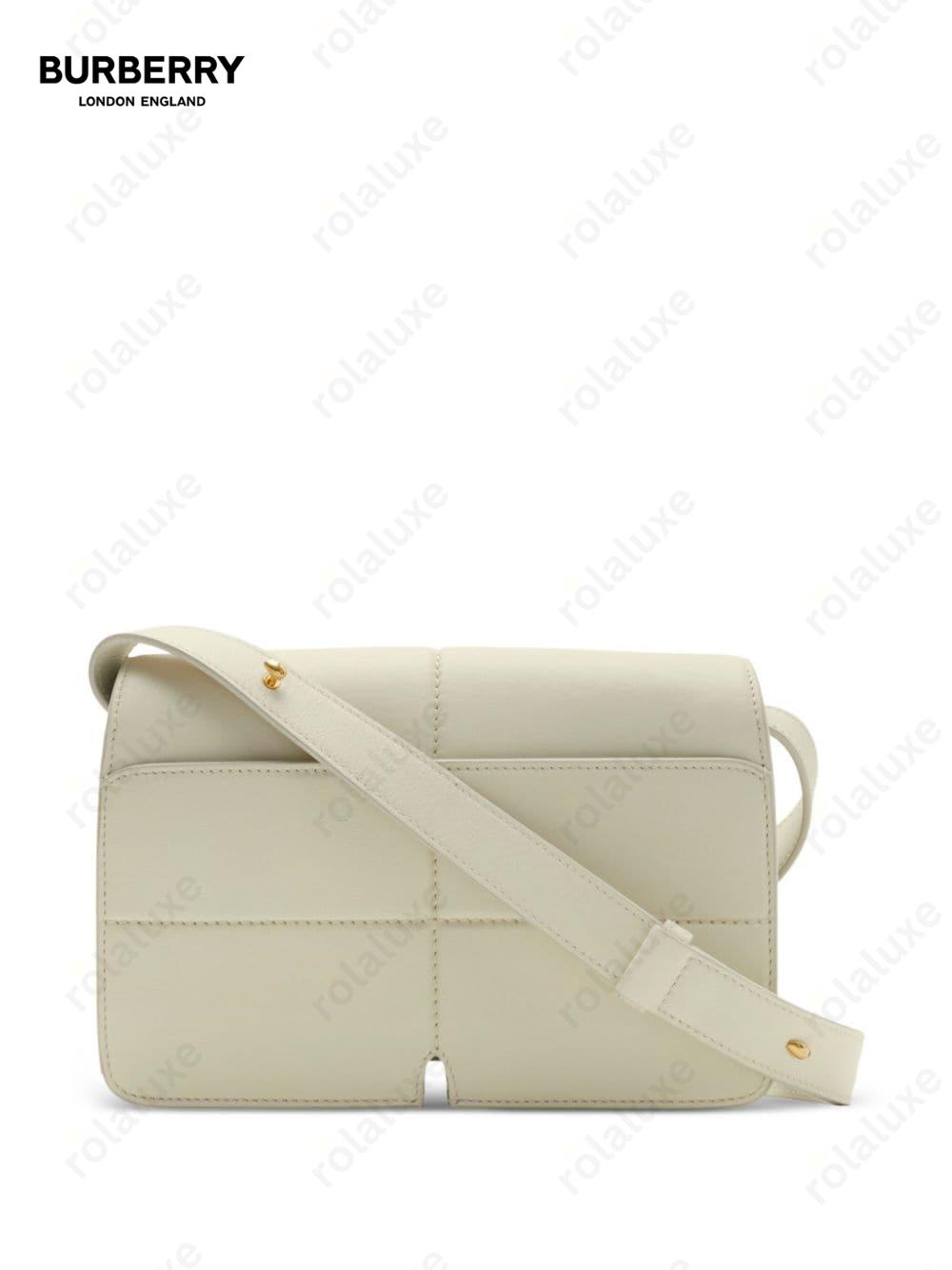 Snip leather crossbody bag