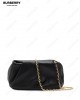 Rose leather clutch bag