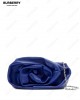 Rose leather clutch bag