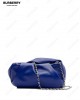 Rose leather clutch bag