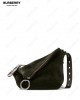 small suede shoulder bag