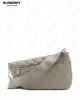 Shield diamond-quilted shoulder bag