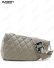 Shield diamond-quilted shoulder bag