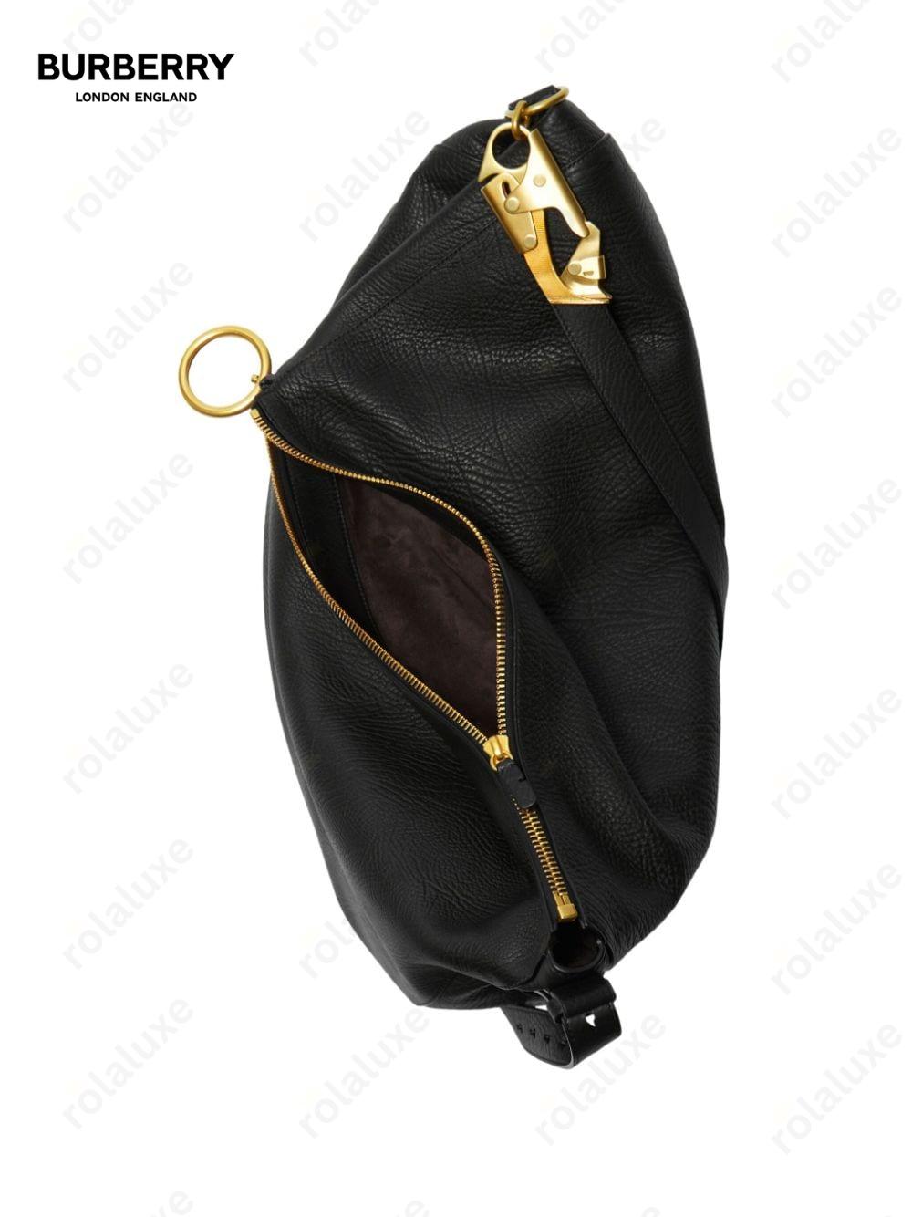 large Knight leather shoulder bag