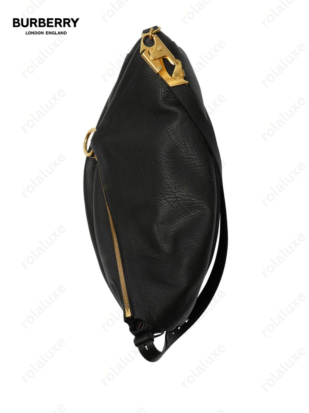 large Knight leather shoulder bag