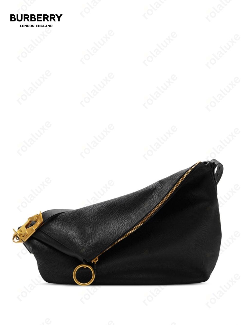 large Knight leather shoulder bag