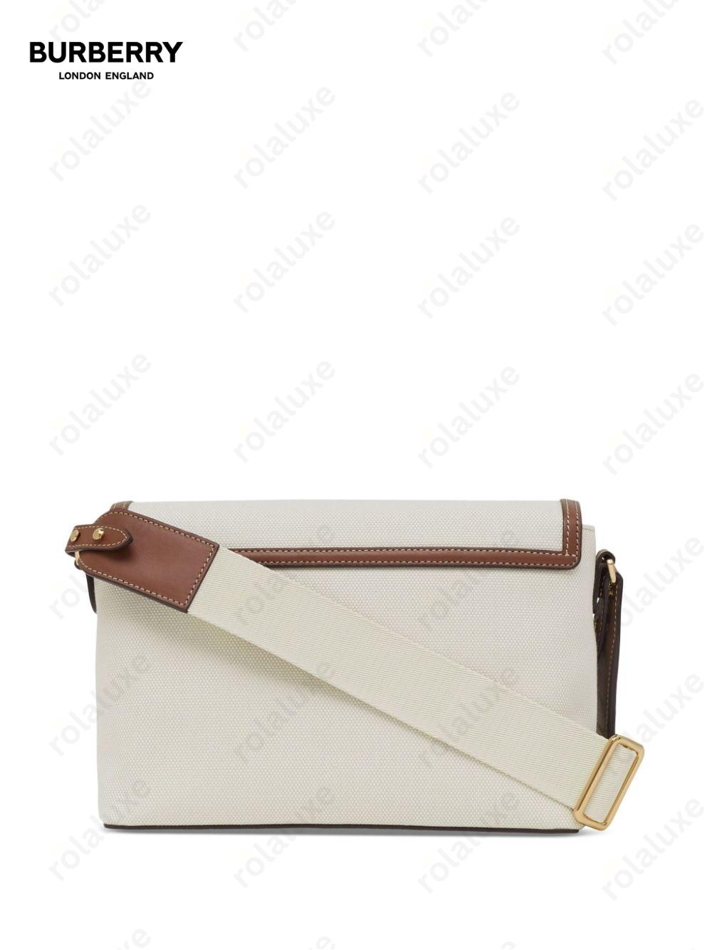 Horseferry print canvas note shoulder bag