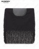 Olympia fringe-detail clutch bag