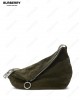 large Knight suede shoulder bag