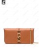 Fendigraphy leather cross body bag