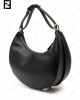 Fendigraphy leather shoulder bag