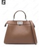 small Peekaboo leather tote bag