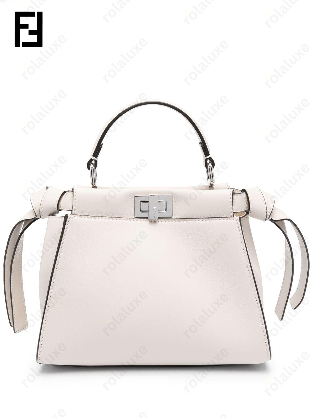 mini Peekaboo leather bag