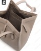 Origami leather shoulder bag