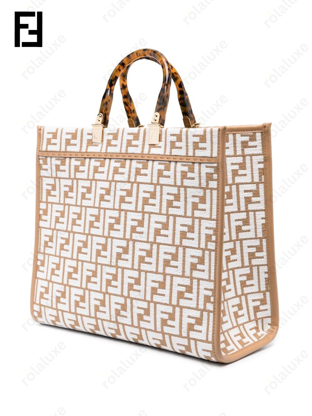 medium Sunshine raffia tote bag