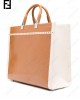 logo-print tote bag