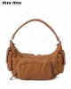 Pocket leather shoulder bag