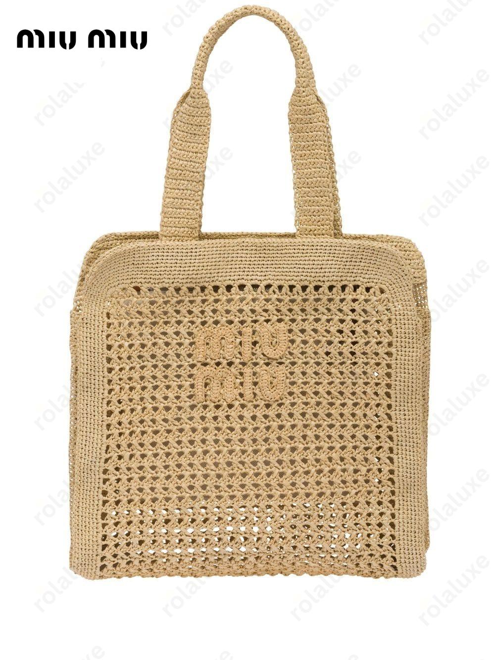 logo top-handle tote