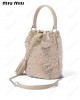 glass-crystal bucket bag