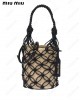 top-handle bucket bag