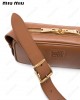 logo-plaque leather shoulder bag