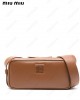 logo-plaque leather shoulder bag