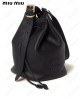 leather bucket bag