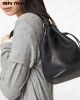 leather bucket bag