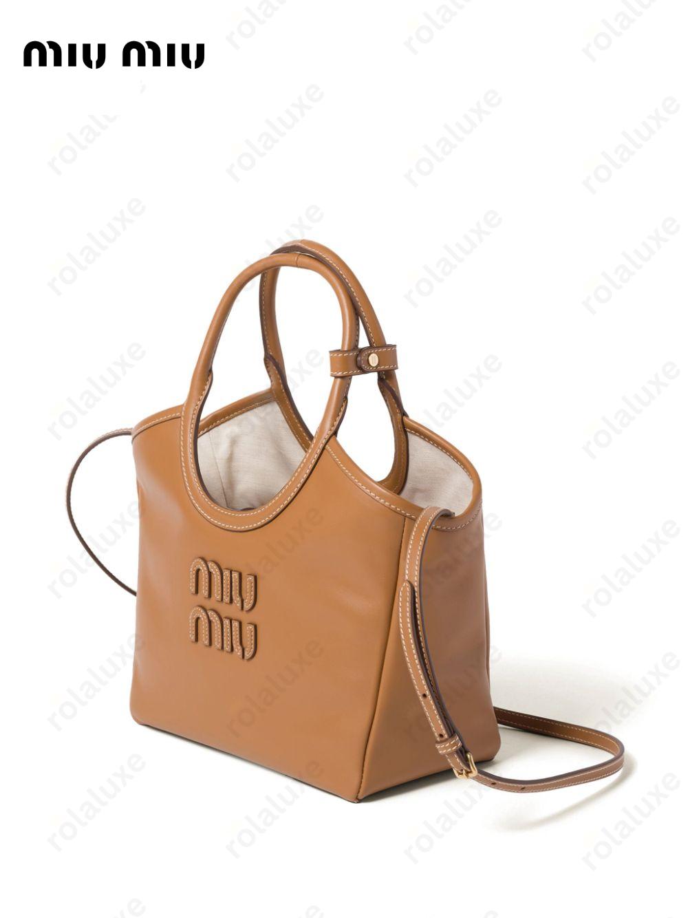 Ivy leather tote bag