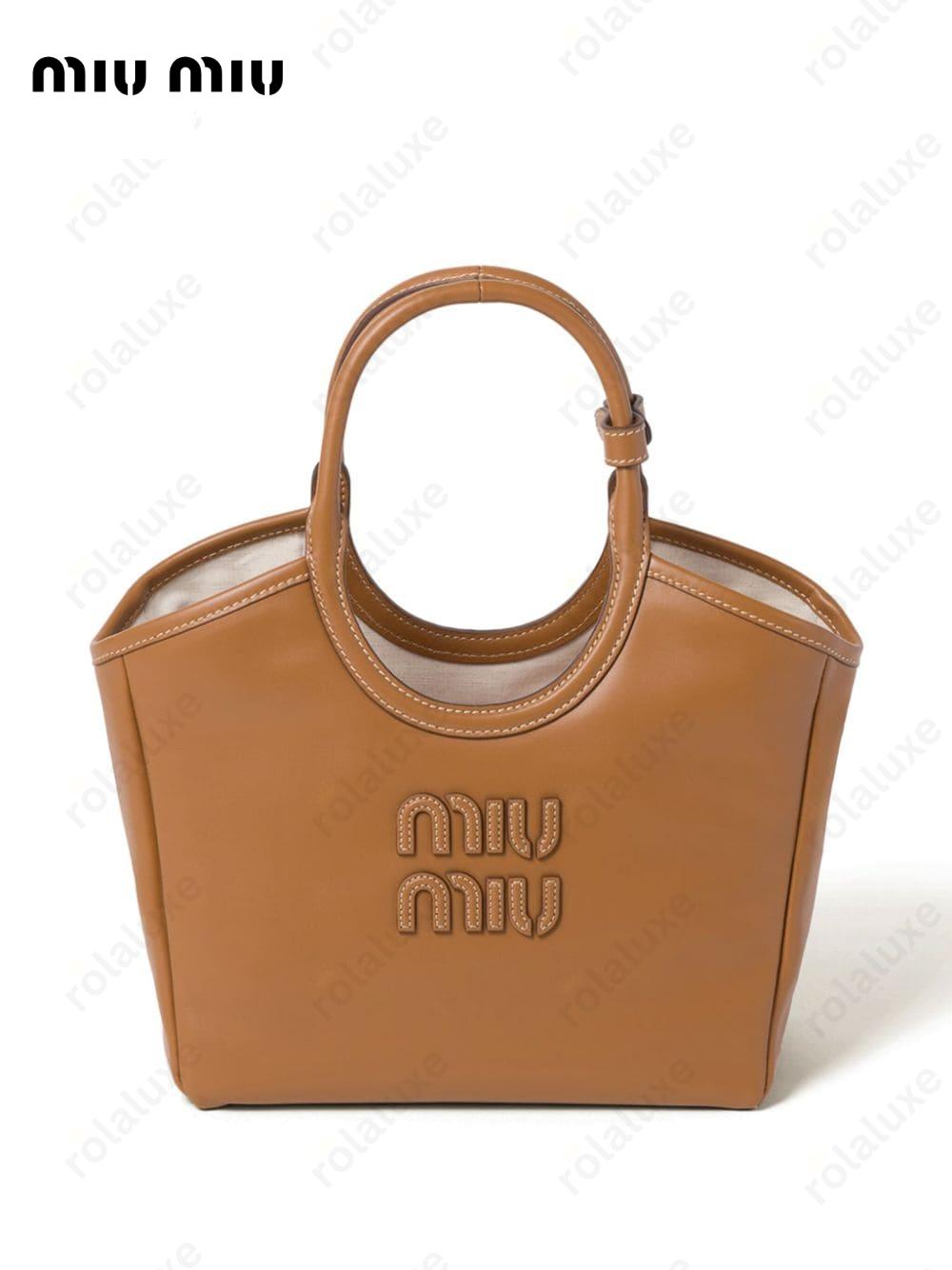 Ivy leather tote bag