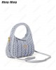 Wander woven-design bag