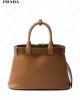 medium belted leather handbag