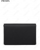 logo-lettering Saffiano leather shoulder bag