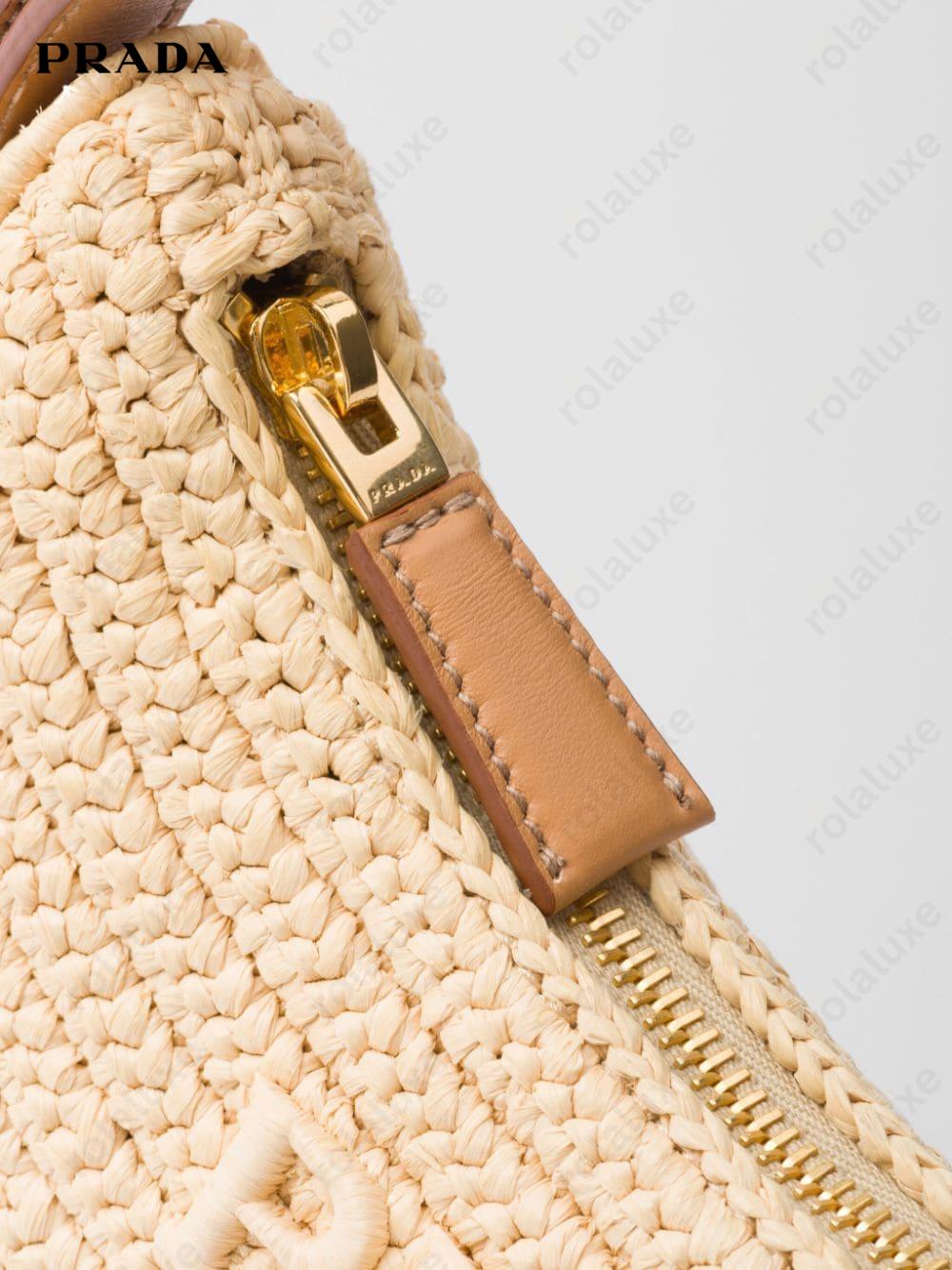 Arqué woven shoulder bag