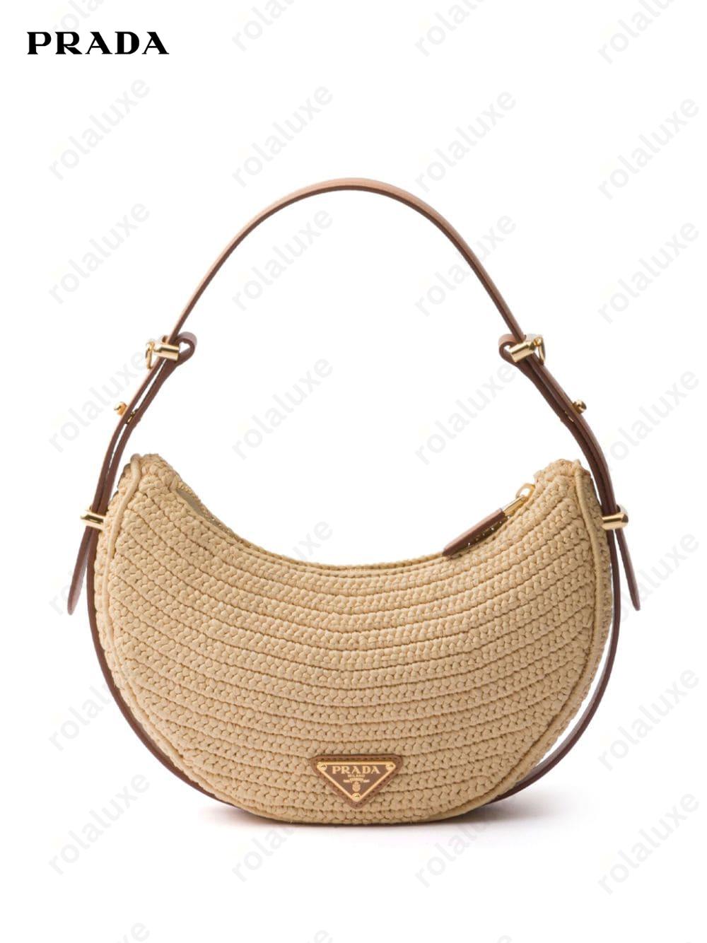 Arqué woven shoulder bag