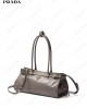 medium triangle-logo belted handbag