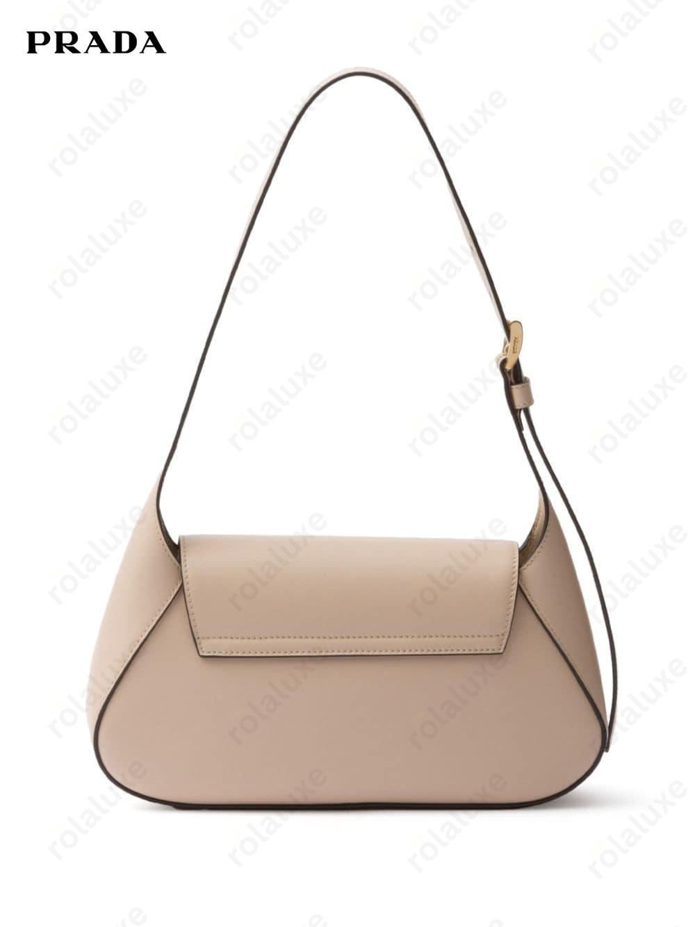 small logo-plaque shoulder bag