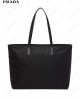 Re-Nylon embroidered tote bag