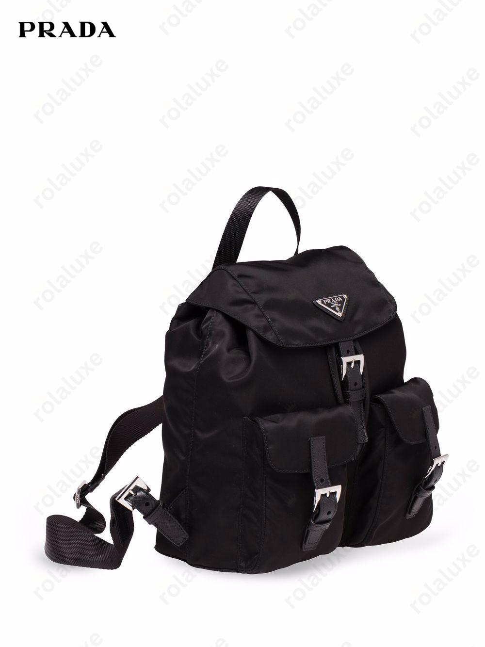 logo-plaque backpack