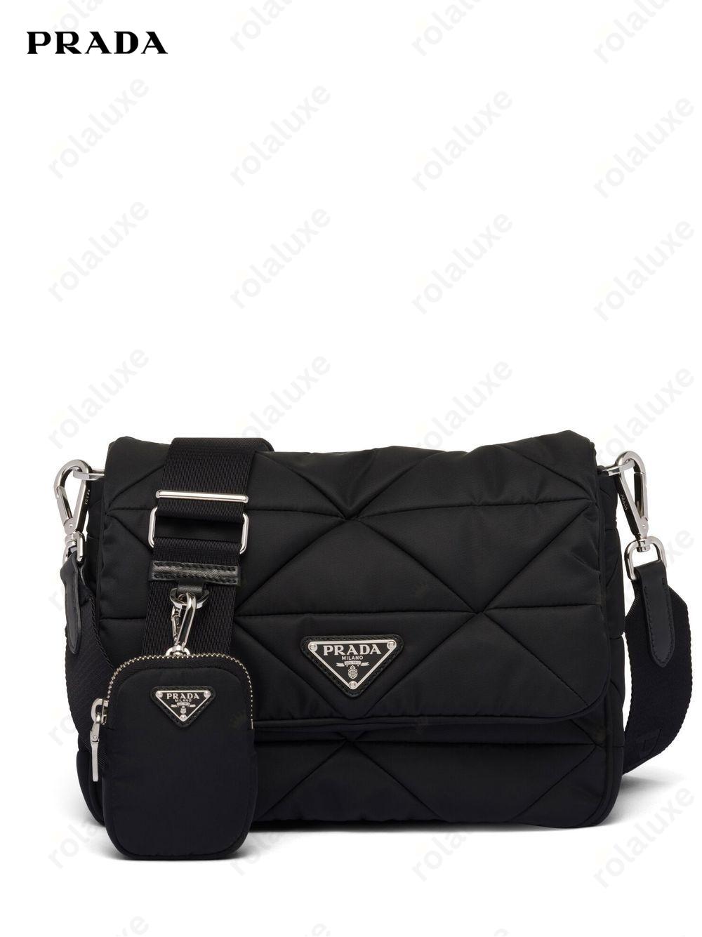 padded Re-Nylon shoulder bag