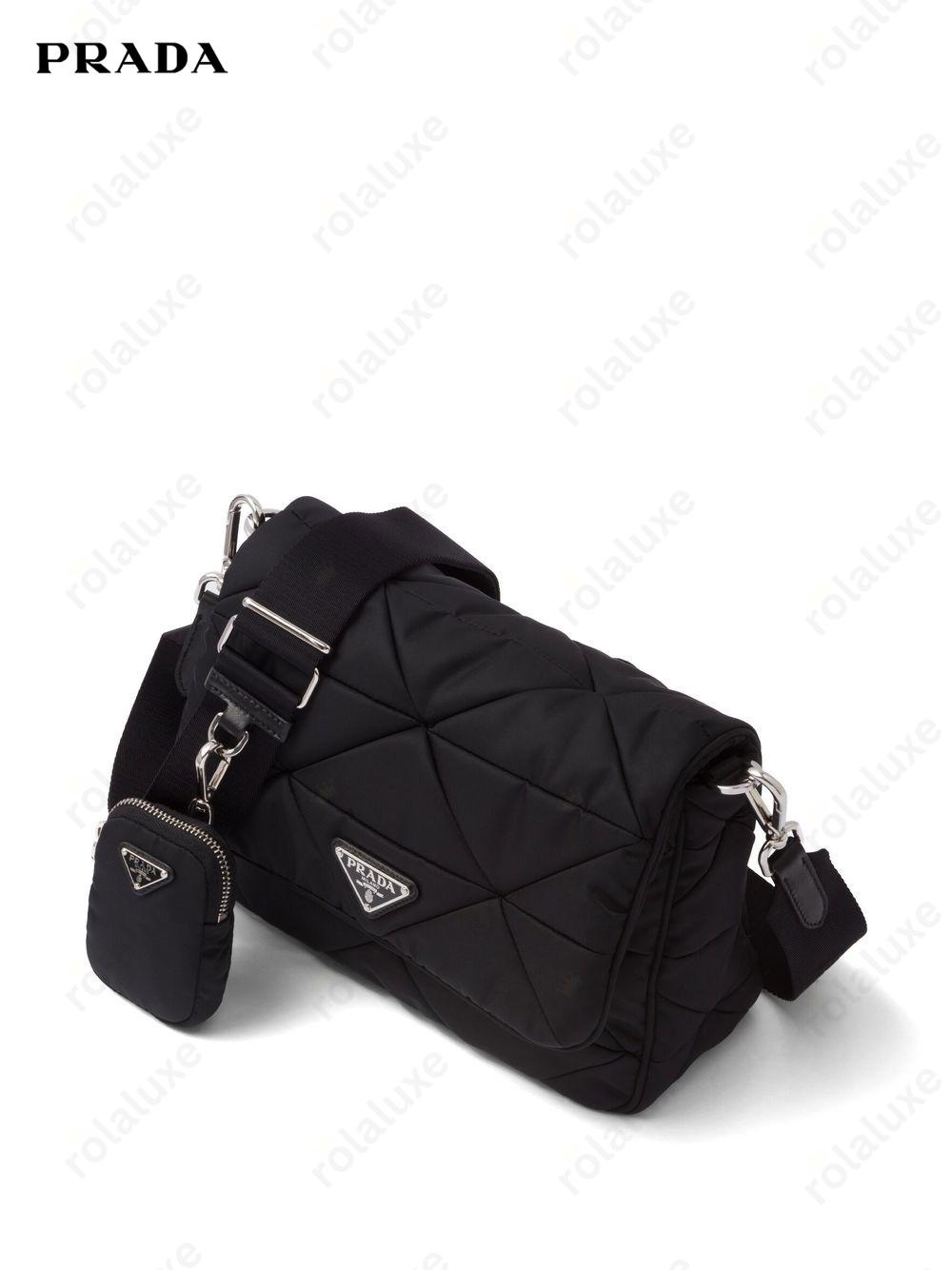 padded Re-Nylon shoulder bag