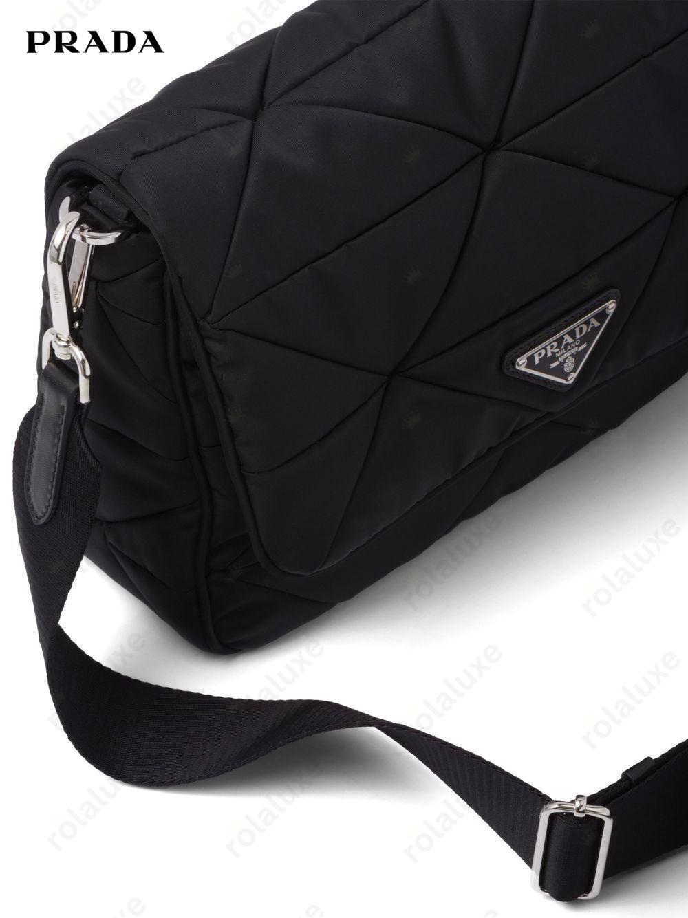 padded Re-Nylon shoulder bag