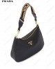 triangle-logo shoulder bag